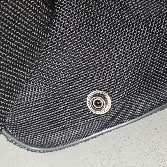 Mickey Mouse Camera Bag Zip Close Pockets Attachable Strap Black Canvas Disney - Picture 9 of 12